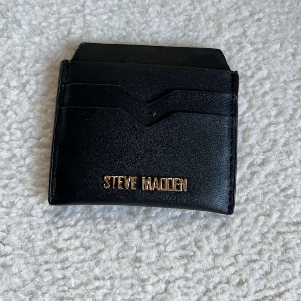 Steve Madden Black card holder